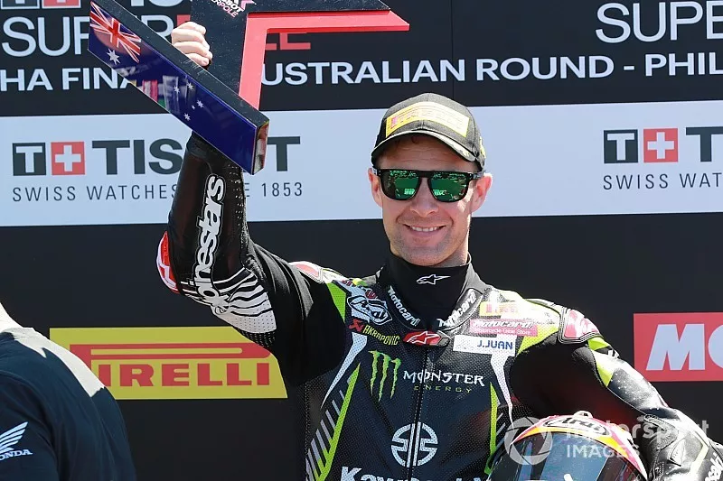 Polesitter Jonathan Rea, Kawasaki Racing