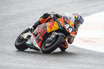 Valencia Moto2: Marquez fall hands Oliveira win after early chaos