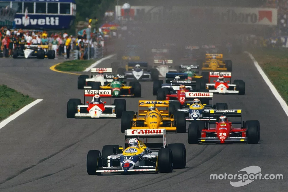 Inicio: Nigel Mansell, Williams lider