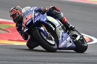 Viñales le pide a Yamaha mejorar la moto en mojado