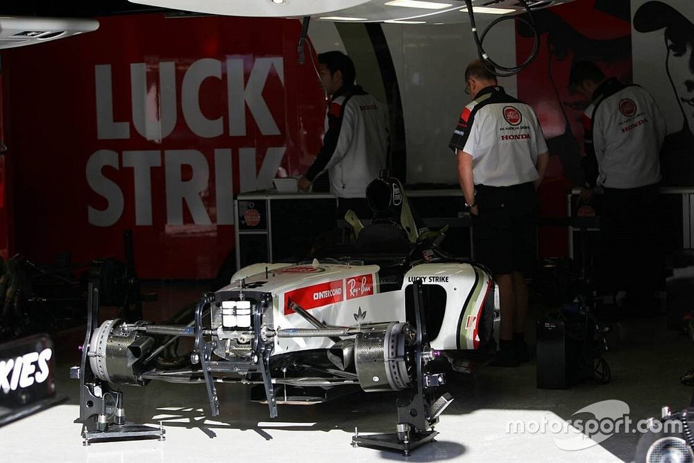 &Aacute;rea de garage de BAR-Honda 