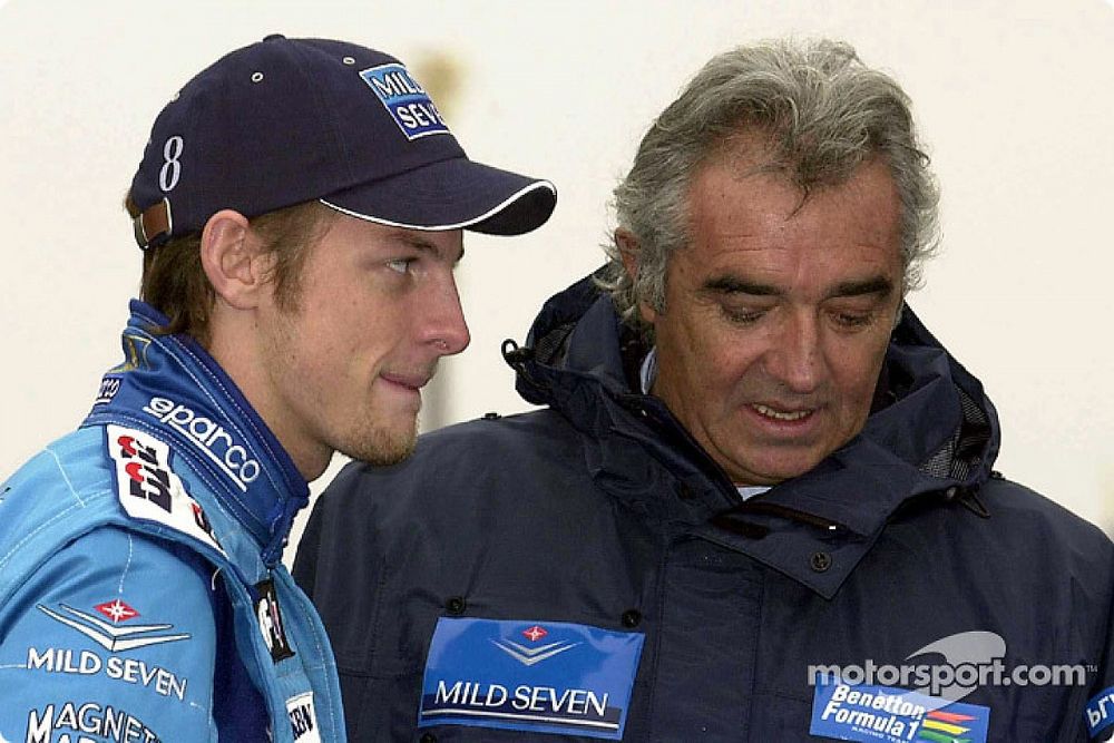 Jenson Button y Flavio Briatore