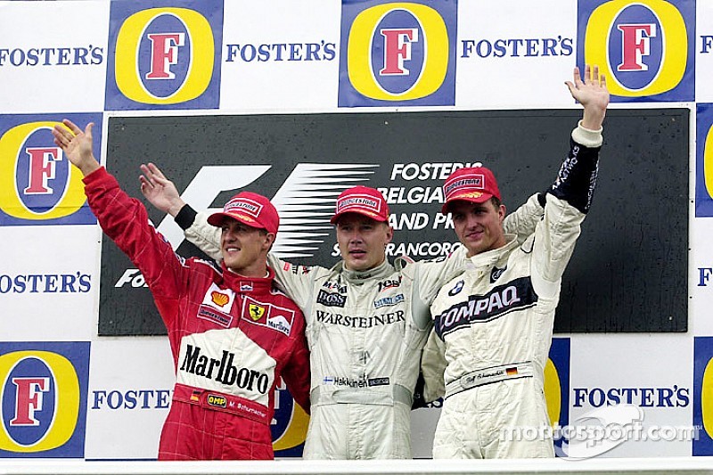 Schumacher Vs. Häkkinen 18 évvel ezelőtt Spa-Francorchampsban: legenda