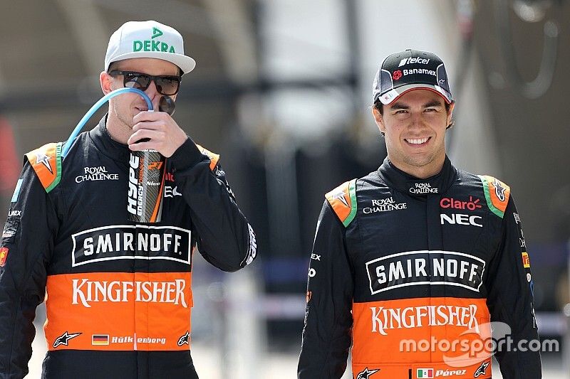 Sergio Pérez, Sahara Force India y Nico Hulkenberg, Sahara Force India