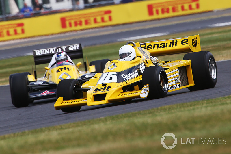 Renault Sport F1 Team F1 Historic, René Arnoux and Franck Montagny