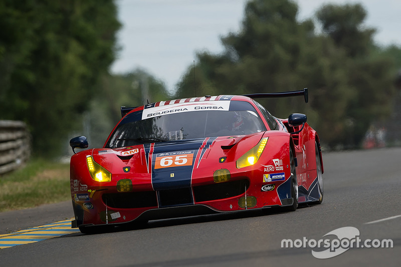 #65 Scuderia Corsa Ferrari 488 GTE: Christina Nielsen, Alessandro Balzan, Bret Curtis