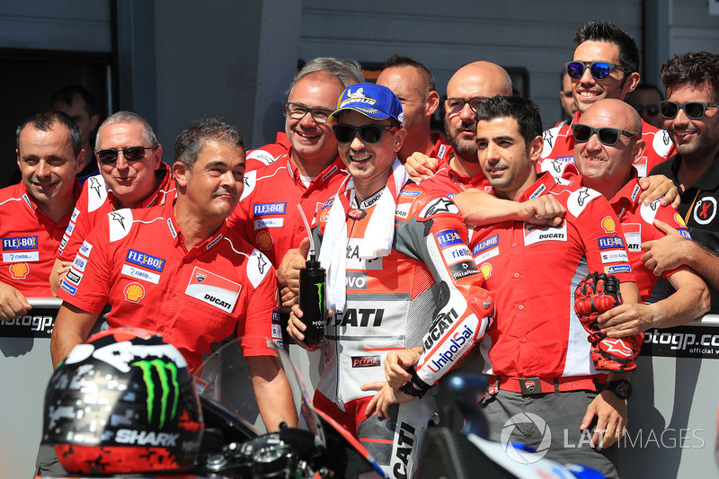 Third place Jorge Lorenzo, Ducati Team