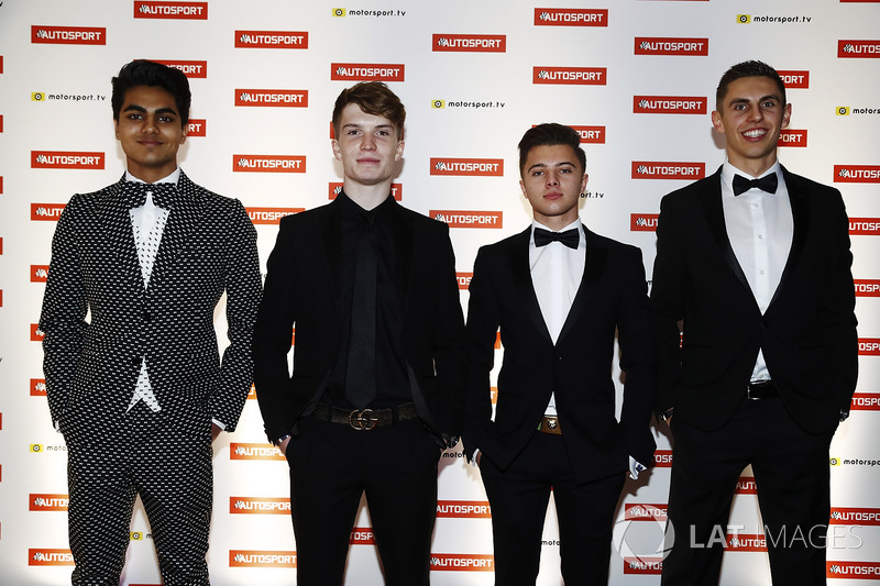 Enaam Ahmed, Daniel Ticktum, Max Fewtrell and Harrison Scott