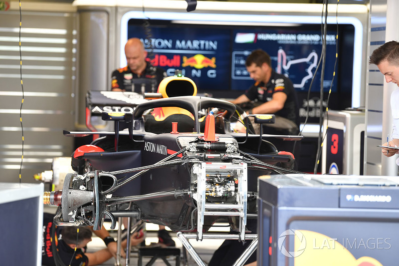 Red Bull Racing RB14 in the garage