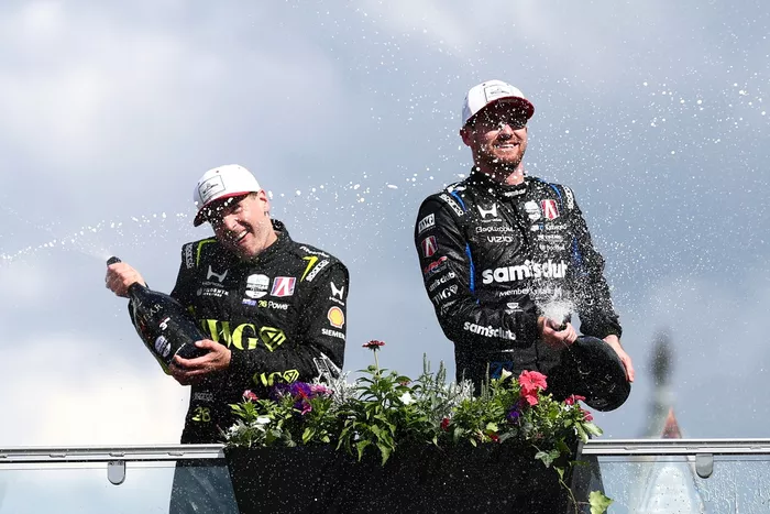 Will Power, Andretti Global, Kyle Kirkwood, Andretti Global w/ Curb-Agajanian