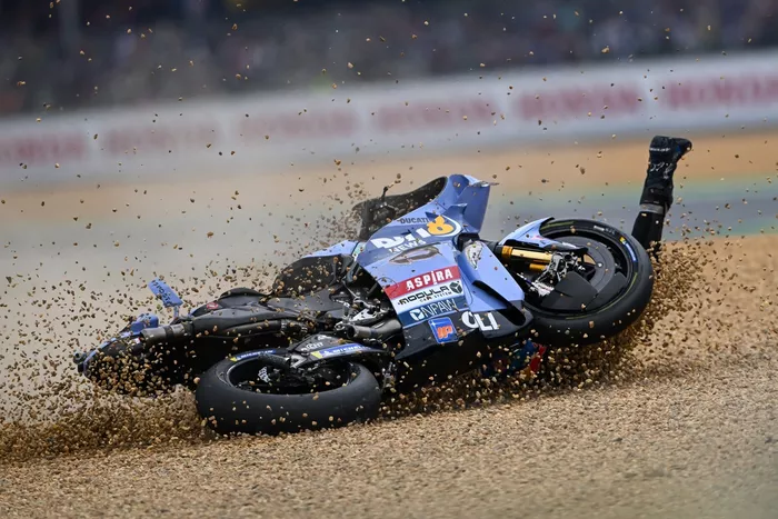 Alex Marquez, Gresini Racing crash