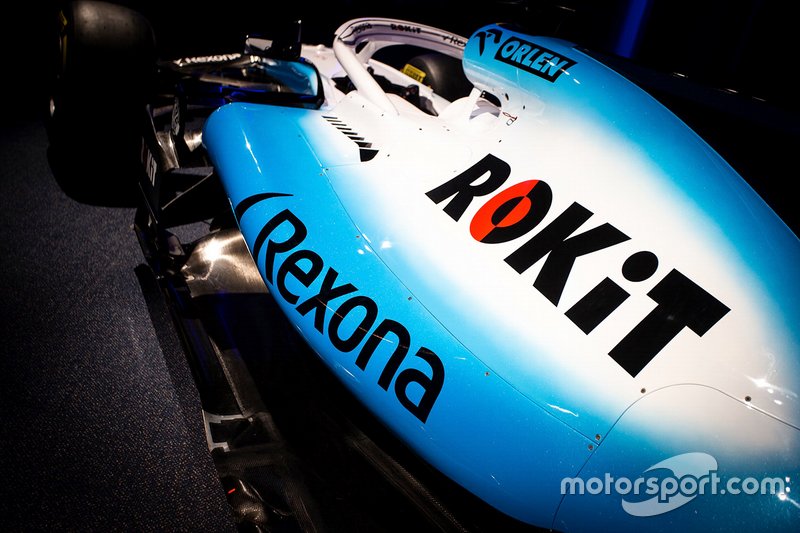 Le logo Rokit sur la Williams FW42