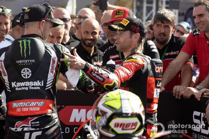 Jonathan Rea, Kawasaki Racing Team WSBK, Alvaro Bautista, Aruba.it Racing Ducati