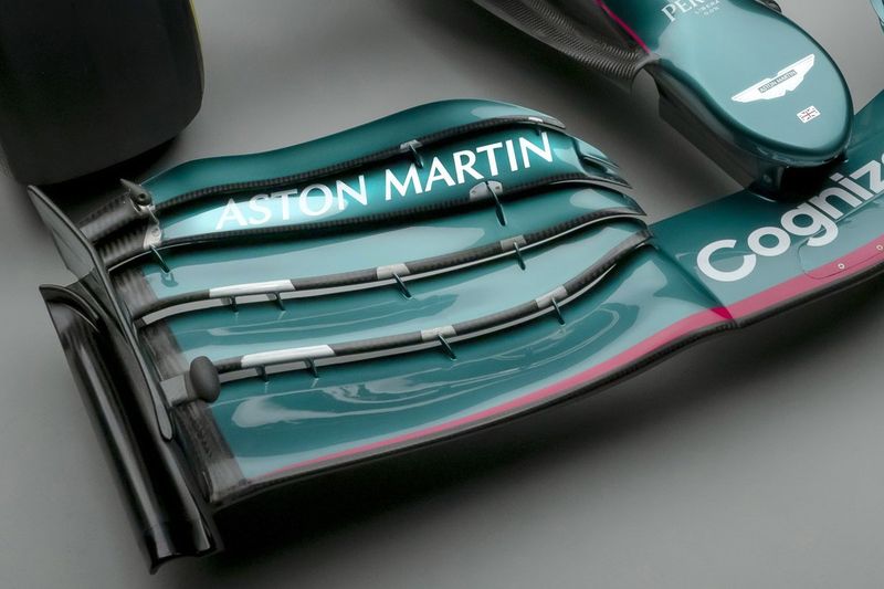 Detalle del Aston Martin AMR21
