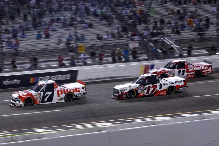 Sammy Smith, Chevrolet, Layne Riggs, Giovanni Ruggiero, TRICON Garage Toyota, Corey Heim, TRICON Garage Toyota