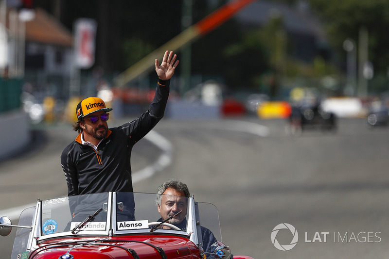 Belga Nagydíj - versenyzői felvonulás - F1 2018