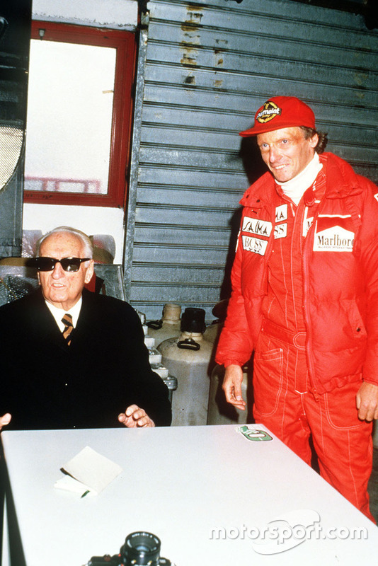 Enzo Ferrari et Niki Lauda, Ferrari