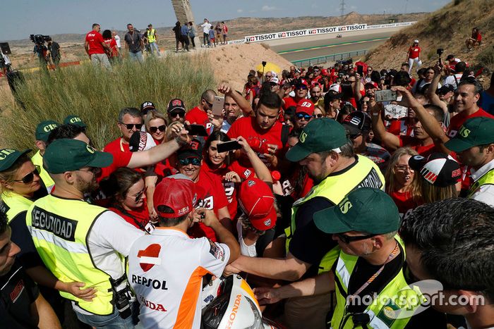 Inauguración curva Márquez