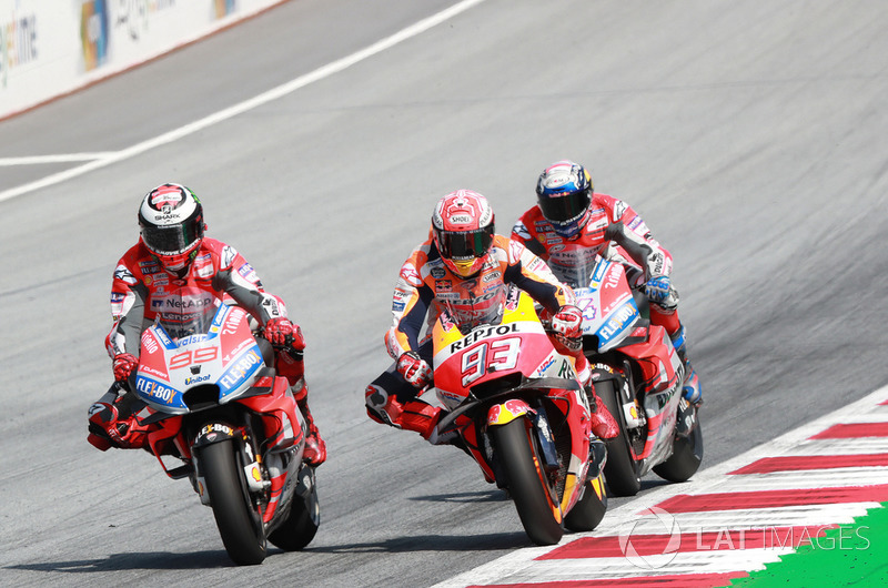 Хорхе Лоренсо, Ducati Team, Марк Маркес, Repsol Honda Team