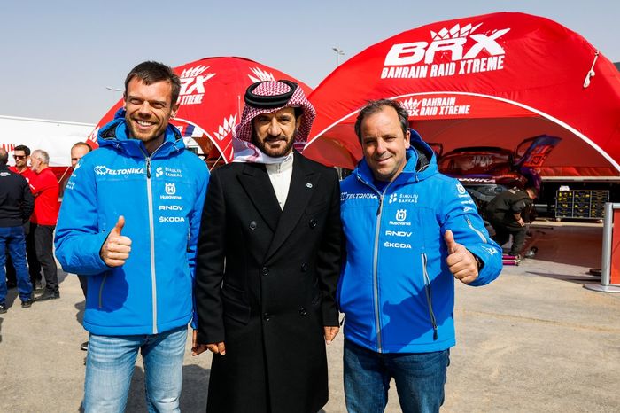 #214 Toyota Gazoo Racing Baltics Toyota: Benediktas Vanagas, Kuldar Sikk, Mohammed Ben Sulayem, President FIA
