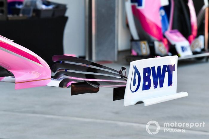 Alerón delantero del Racing Point RP19 