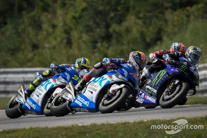 Maverick Viñales, Yamaha Factory Racing, Alex Rins, Team Suzuki MotoGP, Joan Mir, Team Suzuki MotoGP