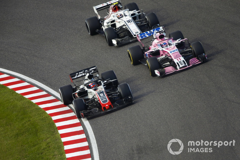 Grosjean wasn’t too happy to lose a position to Perez right after VSC ended