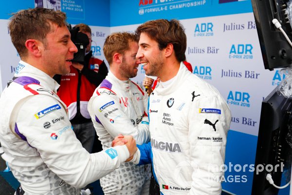Robin Frijns, Envision Virgin Racing y Antonio Felix da Costa, BMW I Andretti Motorsports
