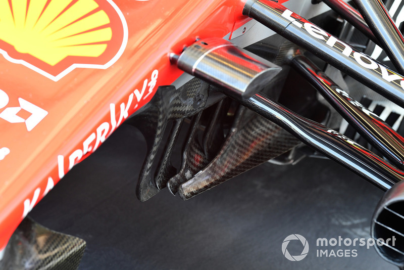 Поворотные лопасти Ferrari SF71H