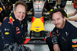 Andy Palmer, Aston-Martin-Chef; Christian Horner, Red-Bull-Racing-Teamchef