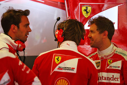 Jean-Eric Vergne, Ferrari piloto de pruebas y de desarrollo y Sebastian Vettel, Ferrari