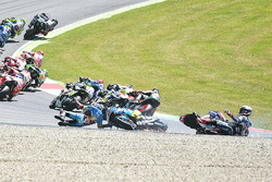 Sturz: Jack Miller, Marc VDS, Loris Baz, Avintia Racing, und Alvaro Bautista, Aprilia Racing Team Gresini
