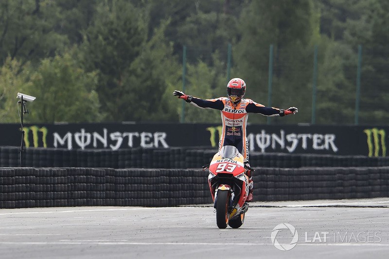 Marc Marquez, Repsol Honda Team, wins