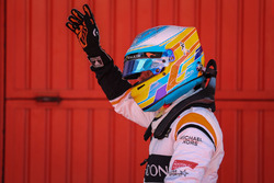 Fernando Alonso, McLaren celebra en parc ferme