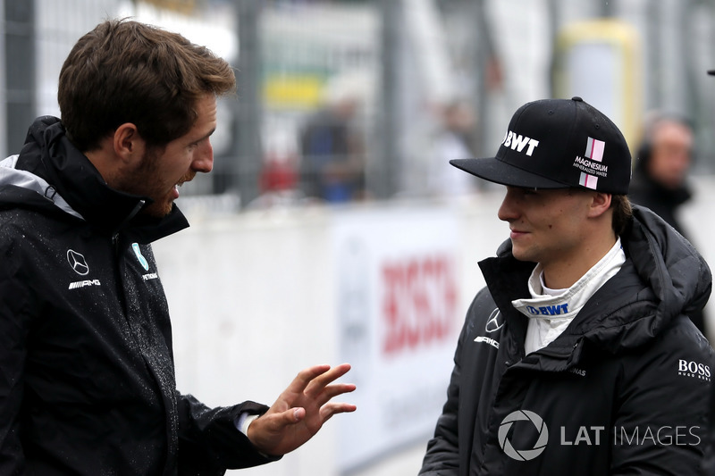 Daniel Juncadella with Lucas Auer, Mercedes-AMG Team HWA, Mercedes-AMG C63 DTM