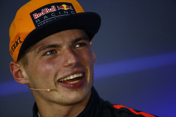 Max Verstappen, Red Bull Racing, race winner, in the Press Conference