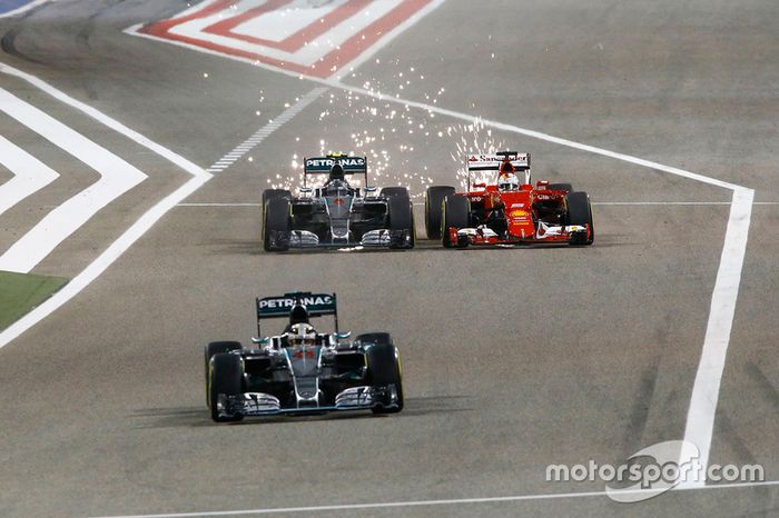 Nico Rosberg, 100 arranques de carrera de Mercedes AMG F1 - Bahrein 2015