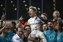 Nico Rosberg, Mercedes AMG F1 feiert seinen WM-Titel