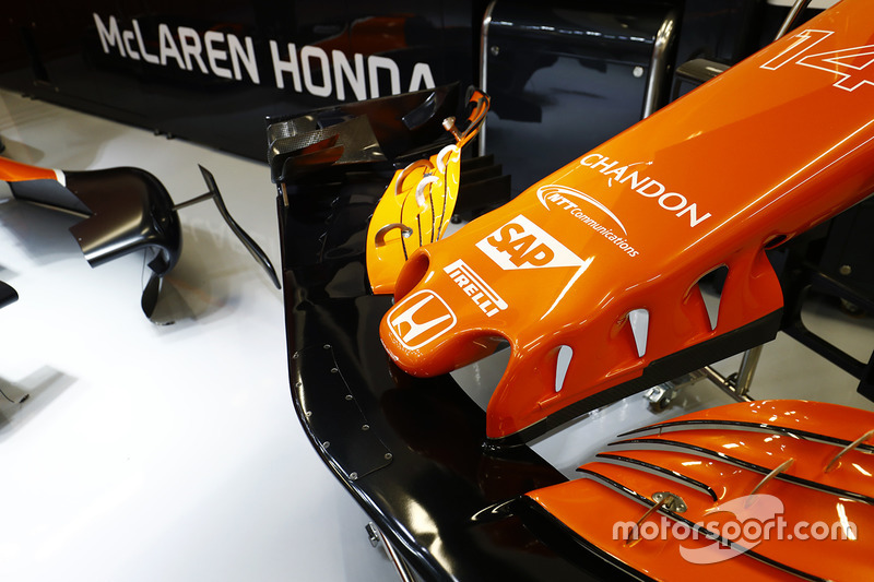 Le nez de la McLaren MCL32 Honda