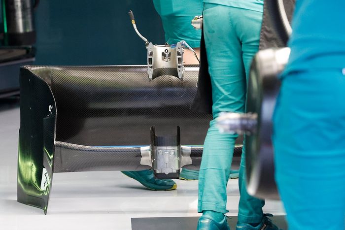 Aston Martin AMR23 detalle