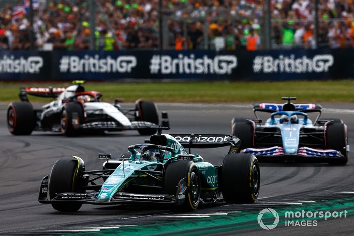 Lance Stroll, Aston Martin AMR23, Esteban Ocon, Alpine A523, Yuki Tsunoda, AlphaTauri AT04