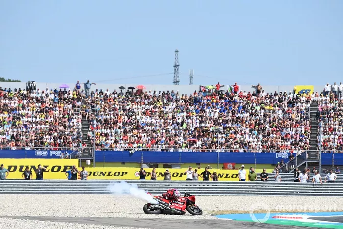 Enea Bastianini, caída del equipo Ducati