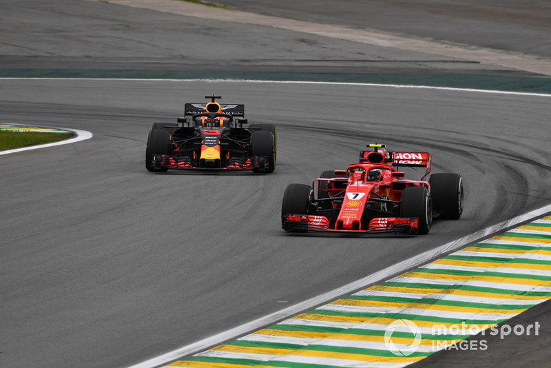 Кімі Райкконен, Ferrari SF71H, Даніель Ріккардо, Red Bull Racing RB14
