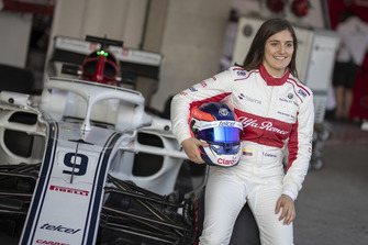 Tatiana Calderon, pilote d'essais de Sauber