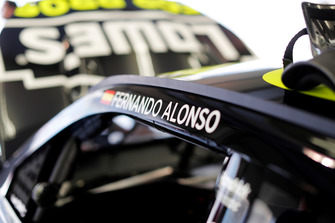 Naam van Fernando Alonso op de NASCAR