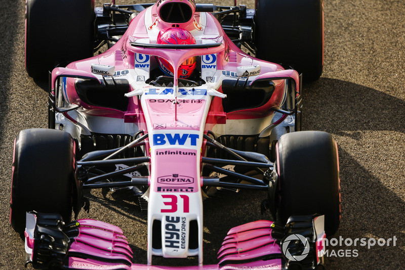 16 місце — Естебан Окон, Force India. Умовний бал — 6,11