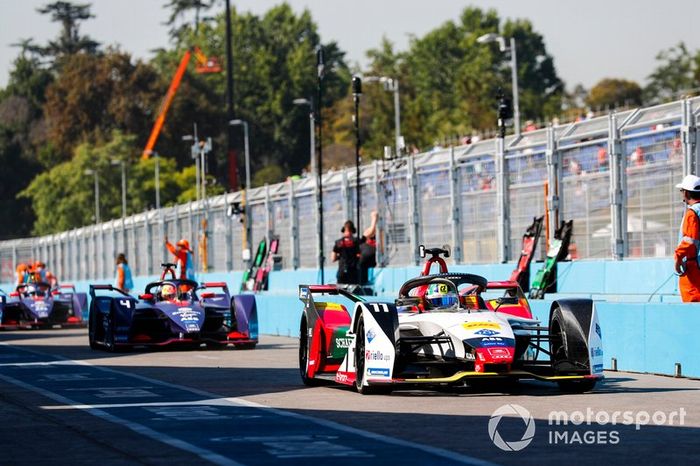 Lucas di Grassi, Audi Sport ABT Schaeffler, Audi e-tron FE05, Robin Frijns, Envision Virgin Racing, Audi e-tron FE05, Sam Bird, Envision Virgin Racing, Audi e-tron FE05 