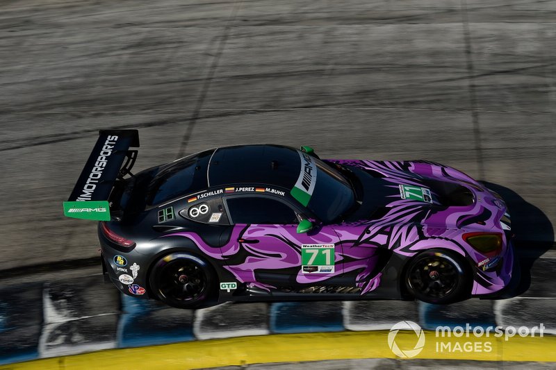 #71 P1 Motorsports Mercedes-AMG GT3, GTD: Maximilian Buhk, Fabian Schiller, JC Perez
