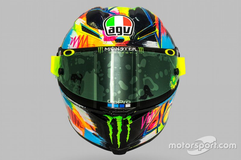 Шолом Валентино Россі, Yamaha Factory Racing, для зимових тестів MotoGP