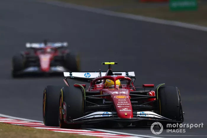 Charles Leclerc, Ferrari, Lewis Hamilton
